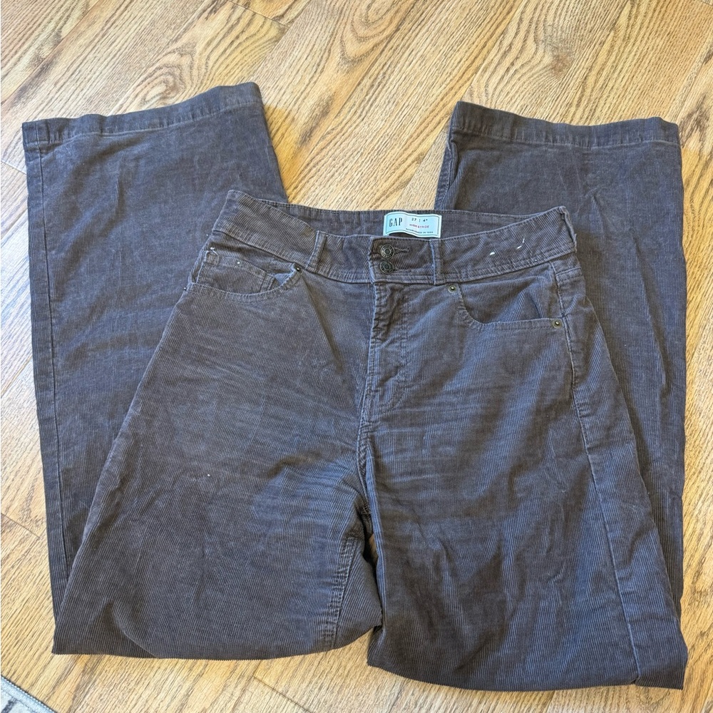 Gray Corduroy Pants